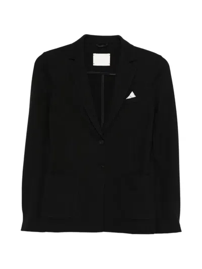 Circolo 1901 Long-sleeved Suit Jacket In Black