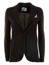 Circolo 1901 Single-breasted Blazer In Brown