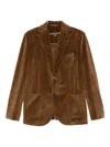 Circolo 1901 Single-breasted Blazer In Brown