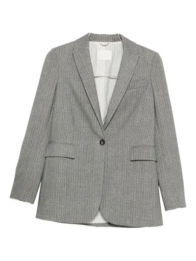Circolo 1901 Single-breasted Blazer In Gray