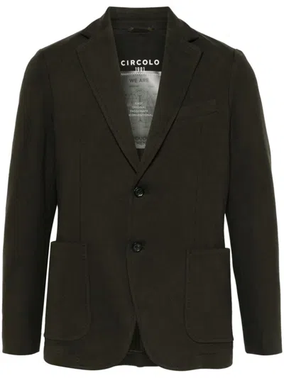 Circolo 1901 Single-breasted Blazer In Green