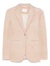 Circolo 1901 Single-breasted Blazer In Neutrals