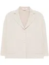 Circolo 1901 Single-breasted Blazer In Neutrals