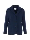 Circolo 1901 Single-breasted Button Jacket In Blue