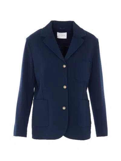 Circolo 1901 Single-breasted Button Jacket In Blue