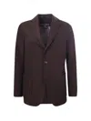 Circolo 1901 Single-breasted Circolo Jacket In Dark Brown