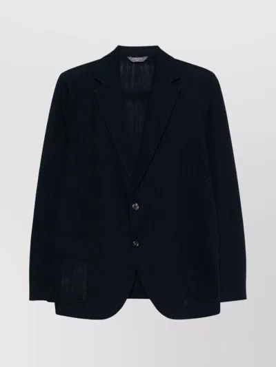 CIRCOLO 1901 SINGLE-BREASTED COTTON JACKET FRONT POCKETS