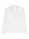 Circolo 1901 Single-breasted Pique Jacket In White