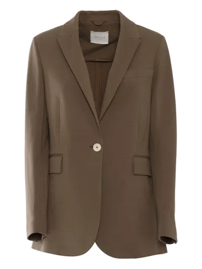 CIRCOLO 1901 SINGLE-BUTTON BLAZER
