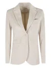 Circolo 1901 Single-button Blazer In Neutral