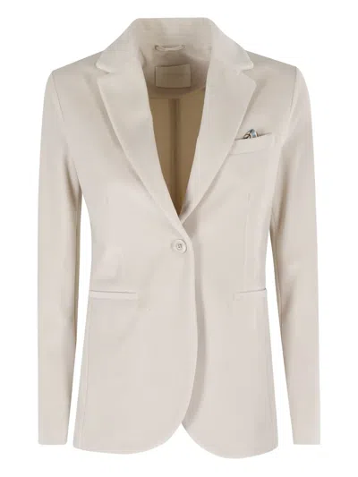 Circolo 1901 Single-button Blazer In Neutral