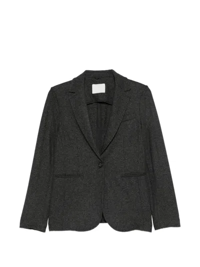 Circolo 1901 Single-breasted Blazer In Black