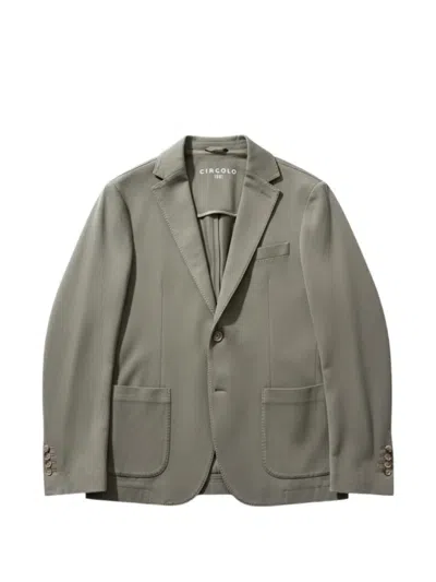 Circolo 1901 Single-breasted Blazer In Green