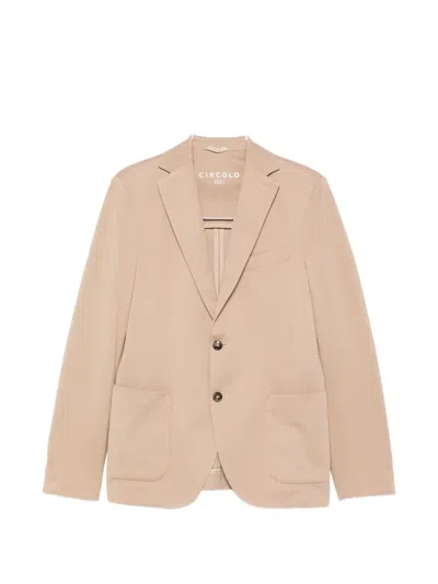 Circolo 1901 Single-breasted Blazer In Neutral