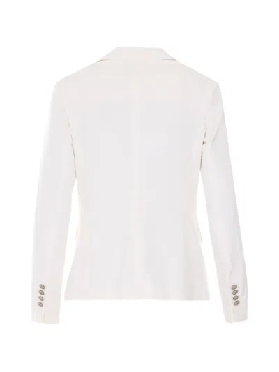 Circolo 1901 Single-breasted Blazer In White