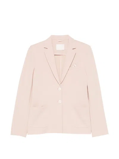 Circolo 1901 Single-breasted Notched-lapel Blazer In Pink