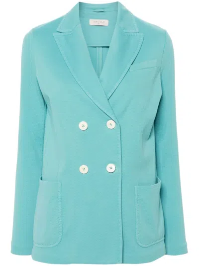 Circolo 1901 Sky Blue Double-breasted Blazer
