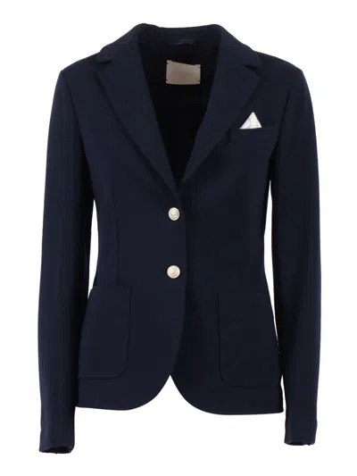 Circolo 1901 Slim Fit Fleece In Blue
