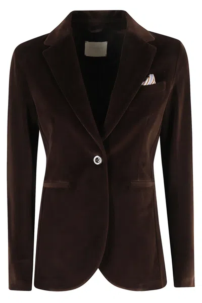 CIRCOLO 1901 SLIM LONG JACKET
