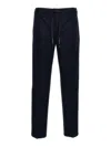 Circolo 1901 Drawstring Straight-leg Trousers In Blue