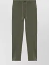 Circolo 1901 Straight Leg Cotton Trousers With Pockets In Green