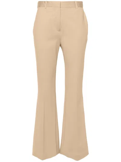 Circolo 1901 Straight-leg Jersey Trousers In Neutrals