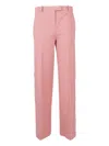 Circolo 1901 Straight-leg Trousers In Pink