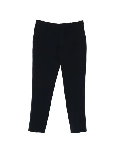 Circolo 1901 Straight Tailored Trousers In Black