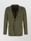 Circolo 1901 Stretch Cotton Blazer With Notch Lapel In Green