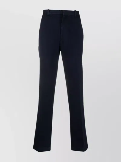 CIRCOLO 1901 STRETCH COTTON MID-RISE TROUSERS WITH REAR POCKETS