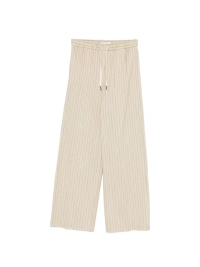 Circolo 1901 Striped Trousers In Multi