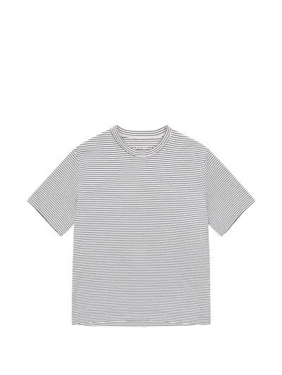 Circolo 1901 Striped T-shirt In Black