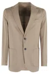 Circolo 1901 Super Light Piquet Jersey Jacket In Neutrals