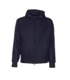 Circolo 1901 Hooded Sweatshirt With Drawstring And Pockets In Blue