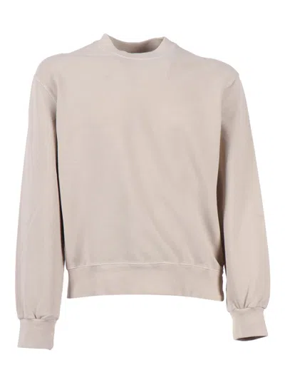 Circolo 1901 Relaxed Fit Crew Sweatshirt In White