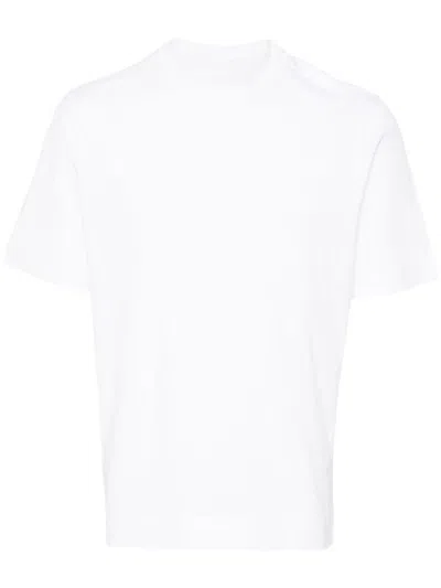 Circolo 1901 珠地布编织短袖t恤 In White
