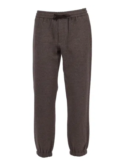 CIRCOLO 1901 TAILORED CUFFED WOOL PANTS WITH STRUCTURED FIT