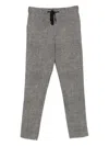 Circolo 1901 Drawstring Cotton-blend Trousers In Gray