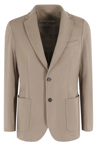 Circolo 1901 Tailored Jersey Blazer In Multi