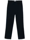 Circolo 1901 Navy Blue Cotton Blended Trousers In Blue