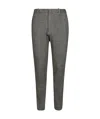 Circolo 1901 Tailored Stretch-cotton Trousers In Black