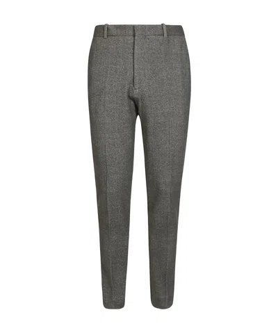 Circolo 1901 Tailored Stretch-cotton Trousers In Black