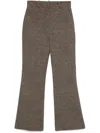 Circolo 1901 Tailored Trousers In Brown