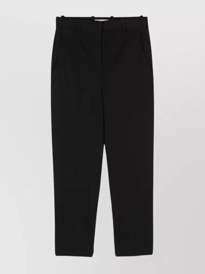 CIRCOLO 1901 TEXTURED FINISH CARROT FIT TROUSERS