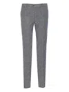 Circolo 1901 Regular Fit Trousers With Pockets And Belt Loops In Gray