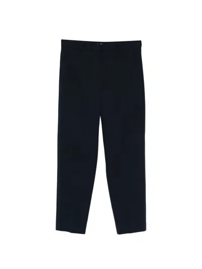 Circolo 1901 Textured Trousers In Blue