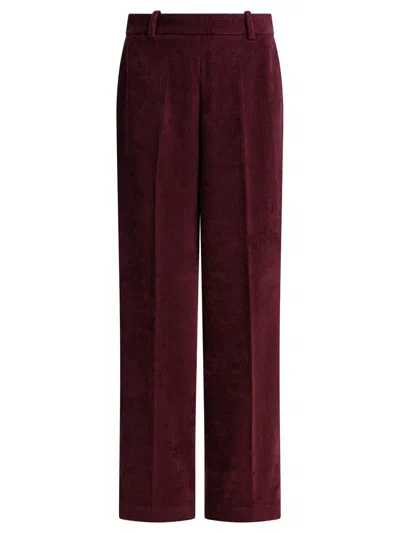 Circolo 1901 Trousers In Burgundy