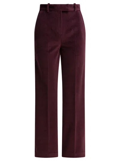 Circolo 1901 Trousers In Burgundy