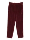 Circolo 1901 Corduroy Trousers In Red