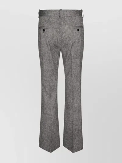 Circolo 1901 Trousers With Back Pockets And Flared Hem